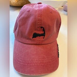 Cape Cod adjustable baseball hat in classic Nantucket Red